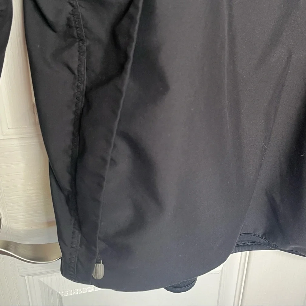 Adidas Black Quarter Zip Pullover ClimaShell Windbreaker Jacket Mens Sz L